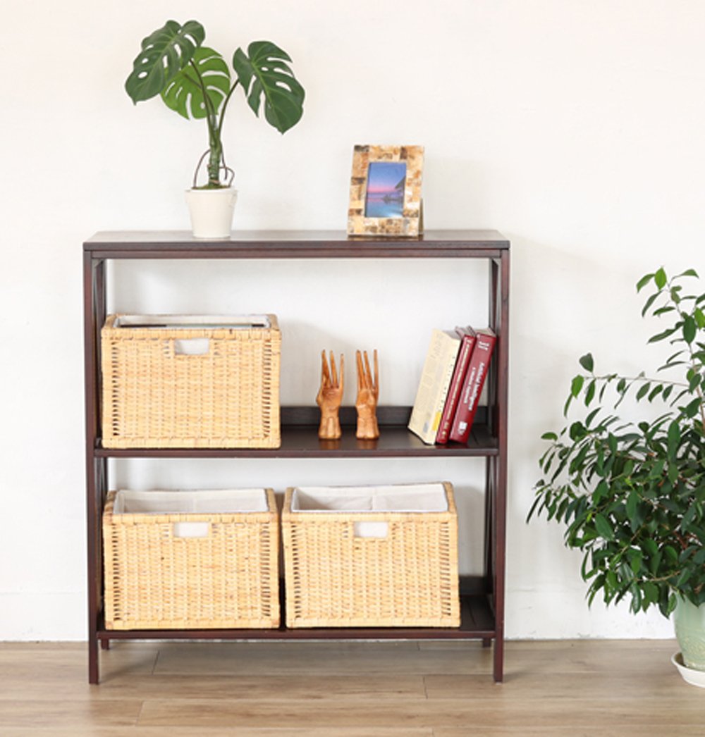 Amazon｜サンフラワーラタン ラタンバスケット3個セット GK907N3